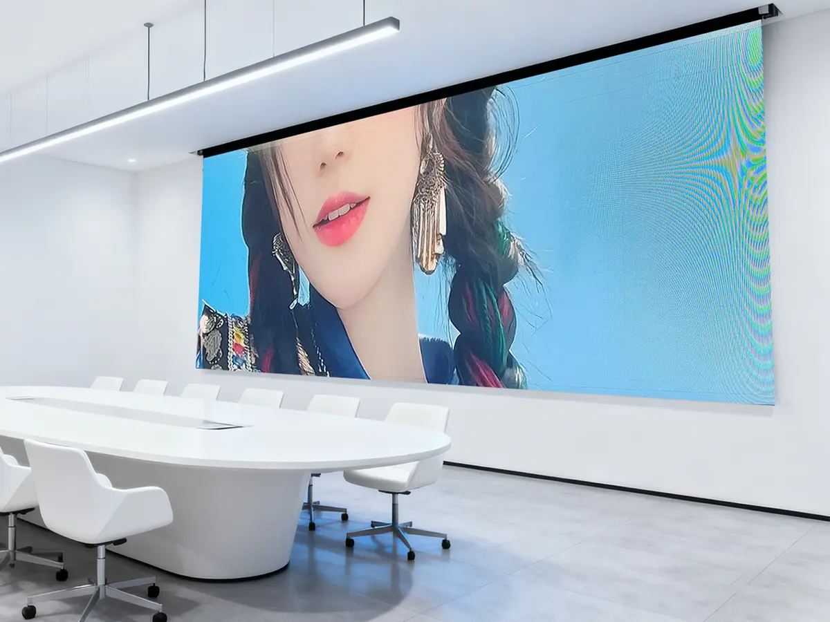 Rollable LED Display For Conference